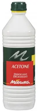 Acétone - lot de 12 bouteilles de 1L