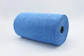 Bobine 50 x tricot First microfibres bleu 30x30cm