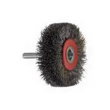 Brosses circulaire sur tige acier BRTØ60X12 T6 FIL .030 ONDULES