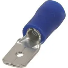 Cosses 6.3x0.8 M bleues Conditionnement boîte 100 pièces