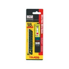Lame sécable de 18mm très effilée - blister distributeur de 10 pcs