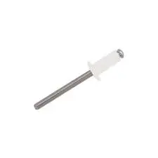 RIVET AVEUGLE TP Ø 4.8X12 ALU/AC BLANC ( Boite de 500)