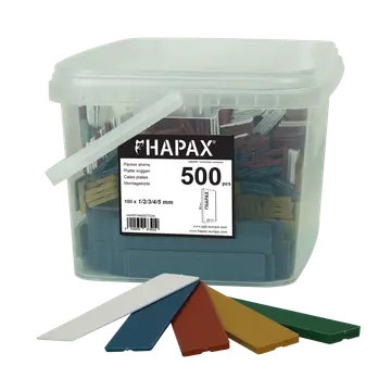 HAPAX assortiment cales plate 22x95/500