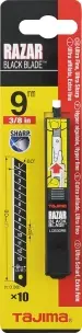 BOITE DE 10 LAMES 9MM NOIRE RAZAR BLACK TAJIMA