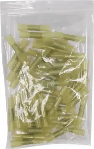 SACHET 50 JONCTIONS THERMORETRACTABLES JAUNE POUR FIL 4 A 6MM²