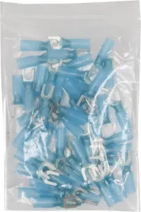 [02725.50] SACHET 50 COSSES THERMORETRACTABLES A FOURCHES BLEUES M5