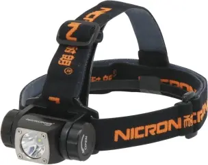 LAMPE FRONTALE ALUMINIUM 380 LM - SUR PILES - NICRON