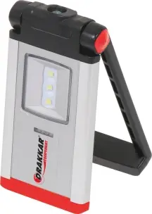 [02222] LAMPE DE POCHE ULTRA PLATE RECHARGEABLE - 3+1 LED SMD - 270LM