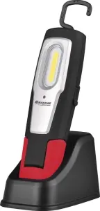 BALADEUSE D'ATELIER RECHARGEABLE LED SUR SOCLE 600LM 180°