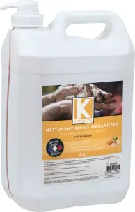 NETTOYANT MAINS KARZHAN BEIGE 4,5L AVEC POMPE