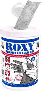 90 LINGETTES NETTOYANTES MAINS IMPREGNEES EN POT DISTRIBUTEUR - LOT 6 PCS