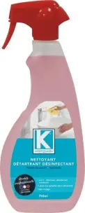 NETTOYANT DETARTRANT DESINFECTANT PARFUM BOUQUET KARZHAN 750ML + PULVE