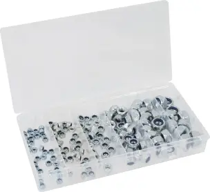 [14114] Ecrou hexagonal nylstop de M4 à M12 - coffret de 146 pcs