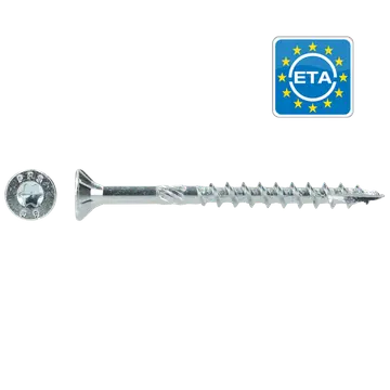 PFS Vis à bois TF T30 Ø6x80 Zn