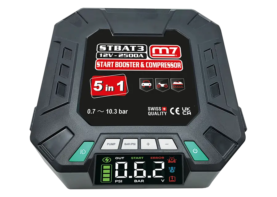 Booster de démarrage et compresseur 12V