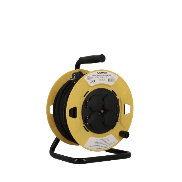 Enrouleur de câble H07RN-F  25 m-3g2,5mm² - IP44 ECO