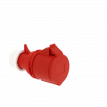 +fiche électrique femelle triphasé  5 broches 380 V 32A IP44