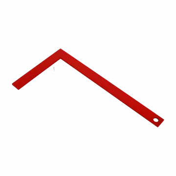 Equerre de maçon acier - lg 400mm - peinture époxy laquée