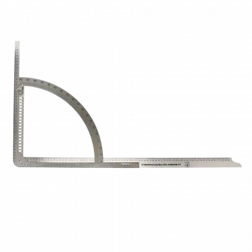 Equerre Alpha inox - 795x430mm - rapporteur 300 mm
