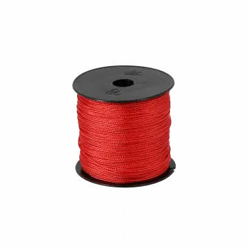 [307040] Cordeau nylon  Ø 1mm - rouge tressé - 100M