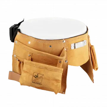 Ceinture cuir porte outil avec 10poches +porte  mesure 