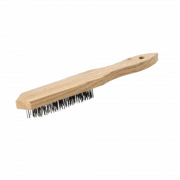 Brosse à manche - métal - acier trempé - Lg 280 mm - 5 rangs 