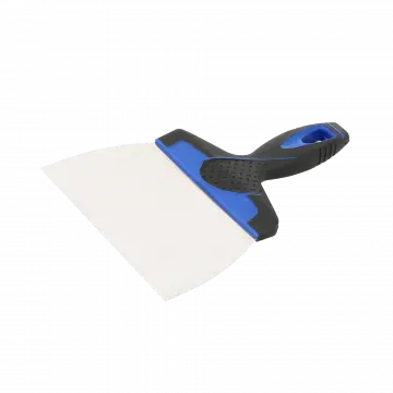 Couteau à enduire 180mm - Lame inox galbée - Manche bi mat.