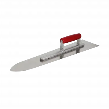 Platoir flamand inox manche bois lg 500x120mm- pointu 