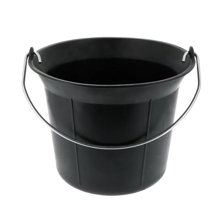Seau  11L - caoutchouc + PET - diam.max 300 mm- anse 6mm