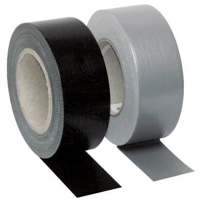RUBAN ADH HM TOILE PLASTIFIEE 190μ 50MMX50M NOIR COLIS DE 24